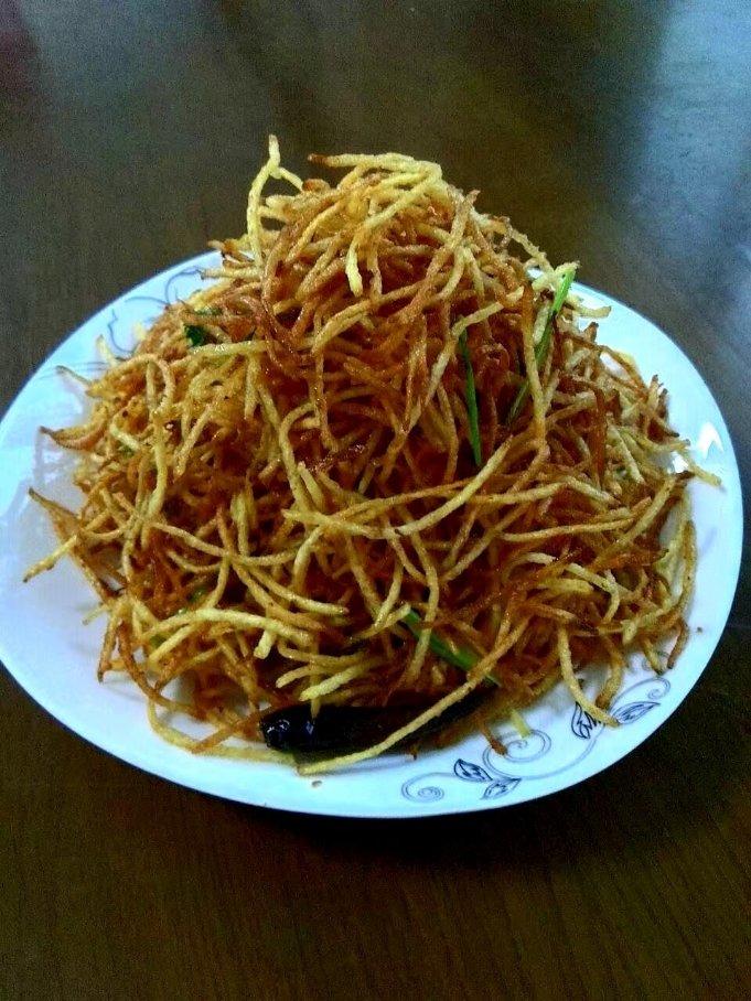 炸土豆丝(炸薯丝)♡小同学下厨房