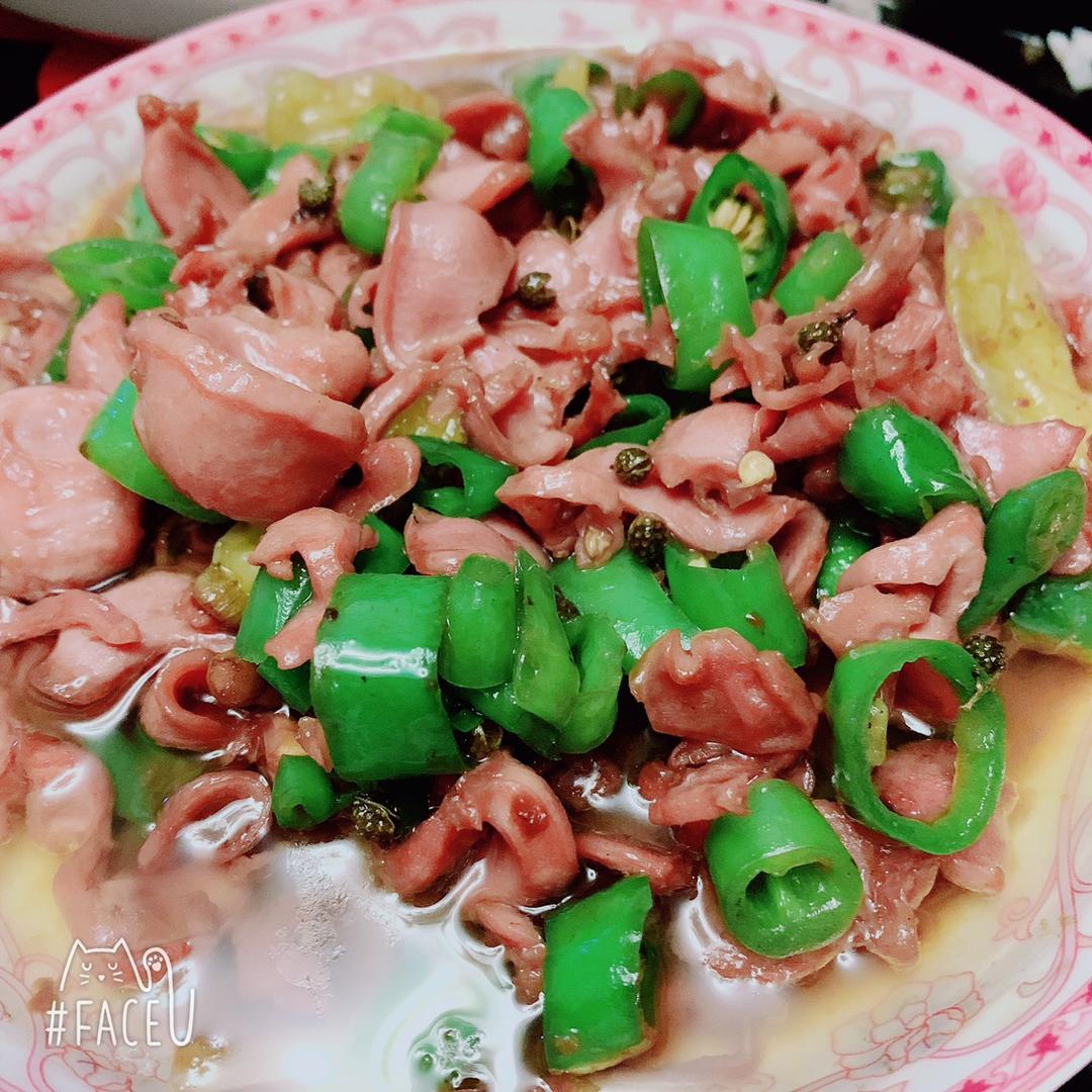 爆炒鸡胗