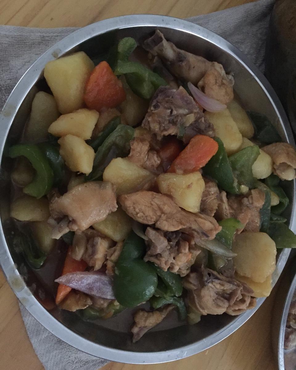 绝对正宗的新疆大盘鸡