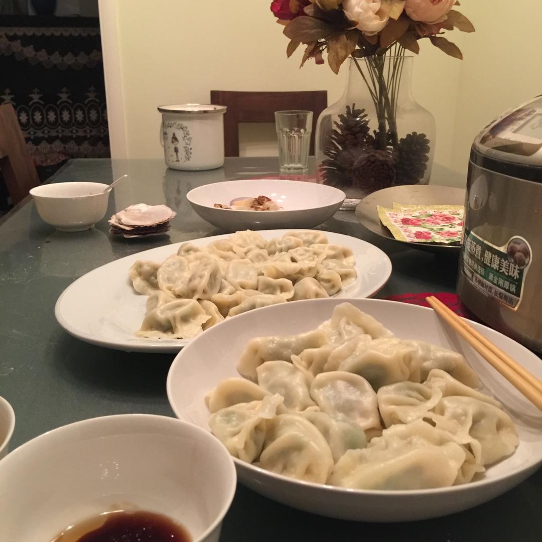青椒馅饺子