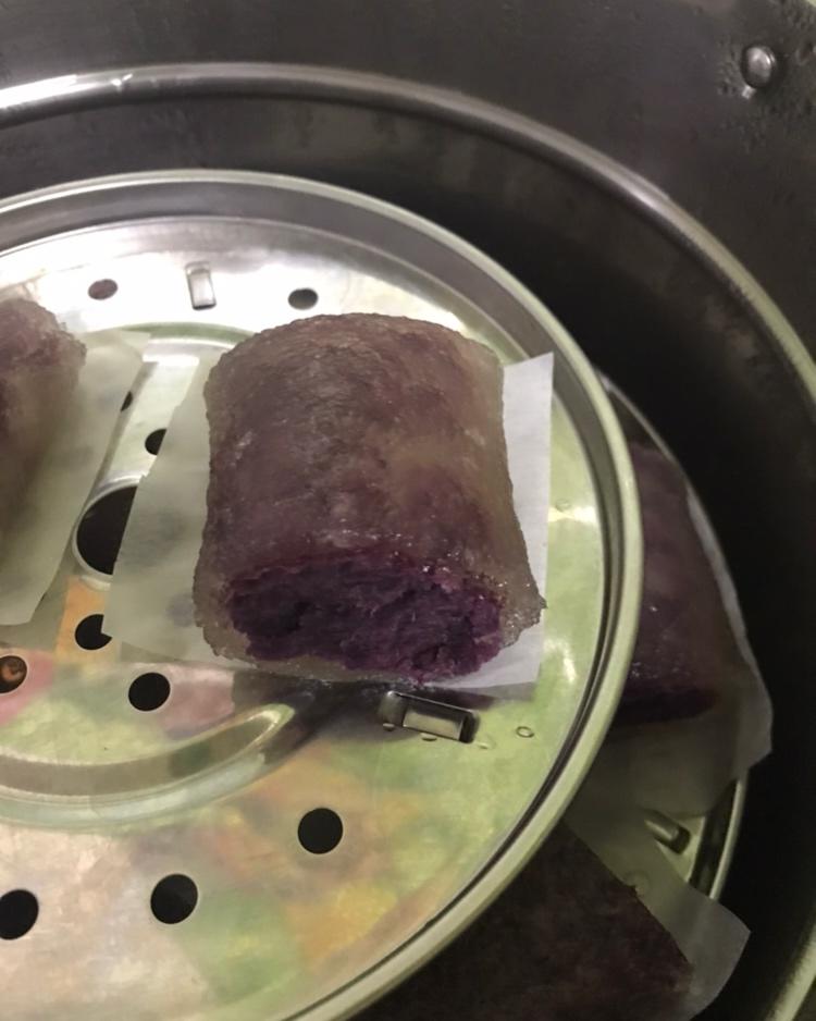 水晶紫薯糕