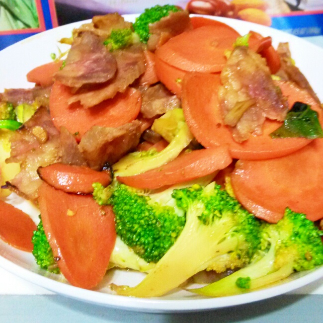 腊肠西兰花小炒