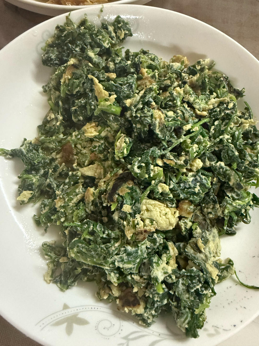 荠菜炒鸡蛋（春天的味道）