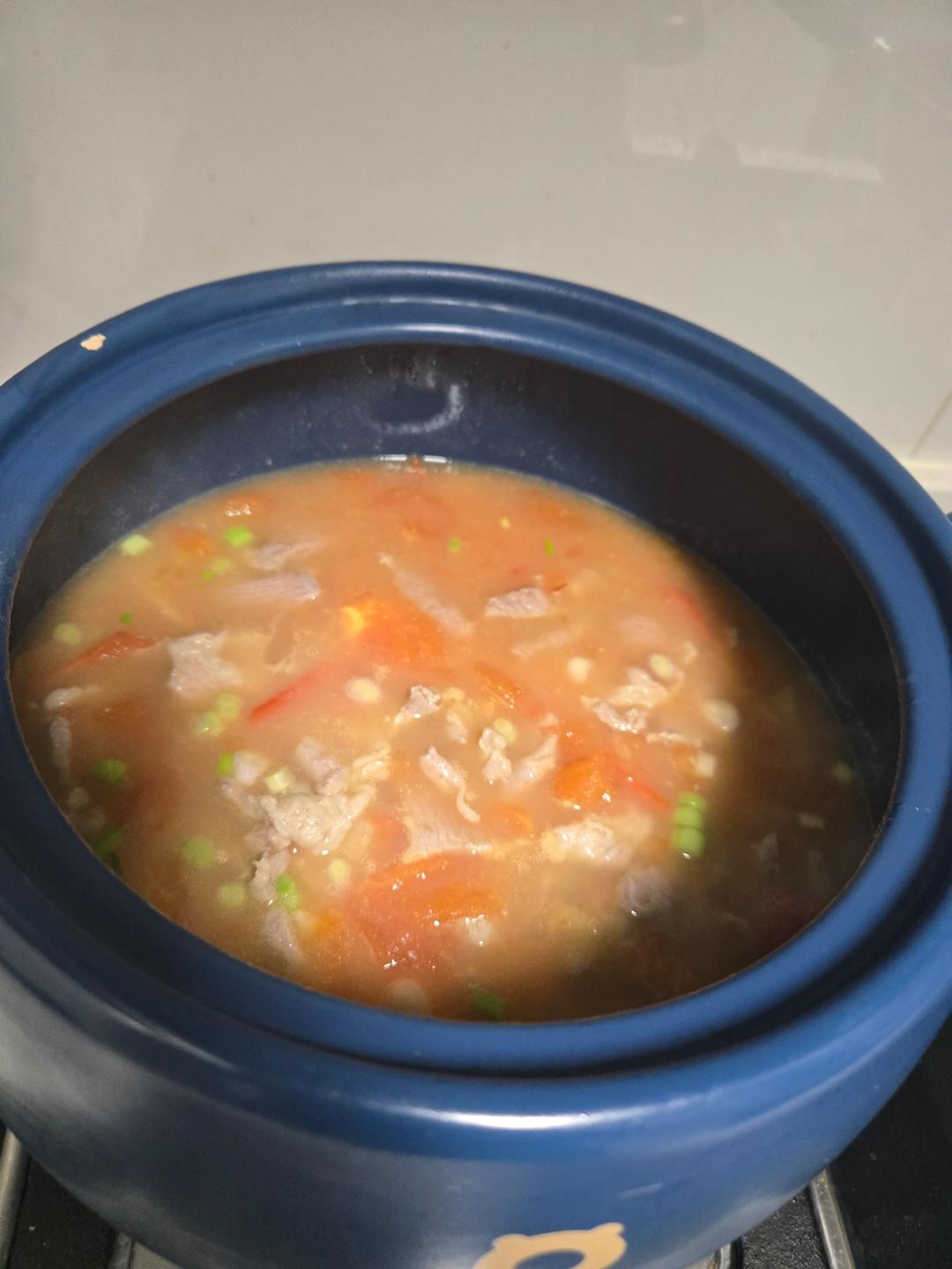 🍅开胃的番茄滑肉片汤