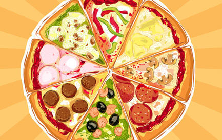 披萨料记录的做法