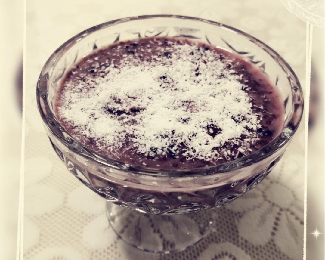 养生粥—椰蓉奶香黑珍珠红枣粥😄（补肾养血）