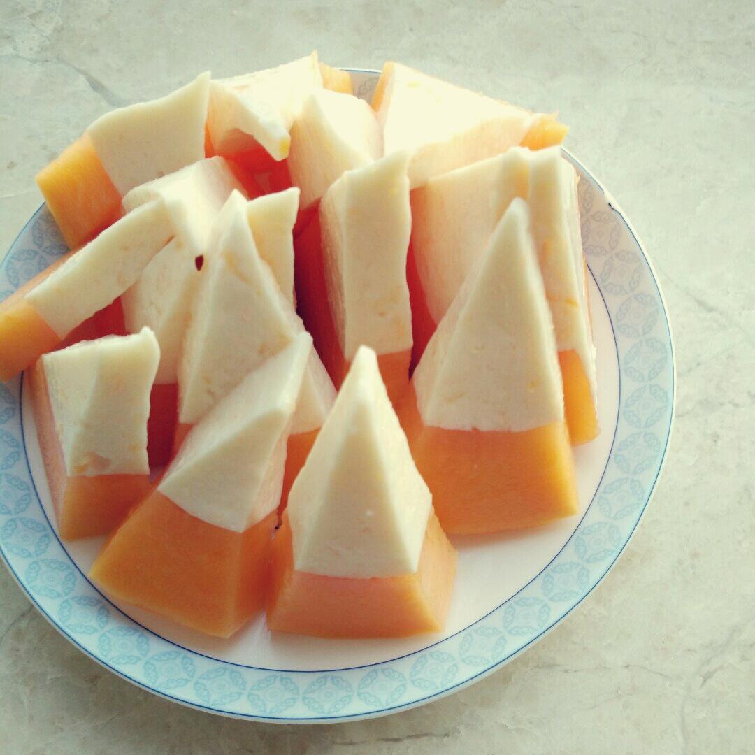 木瓜奶冻