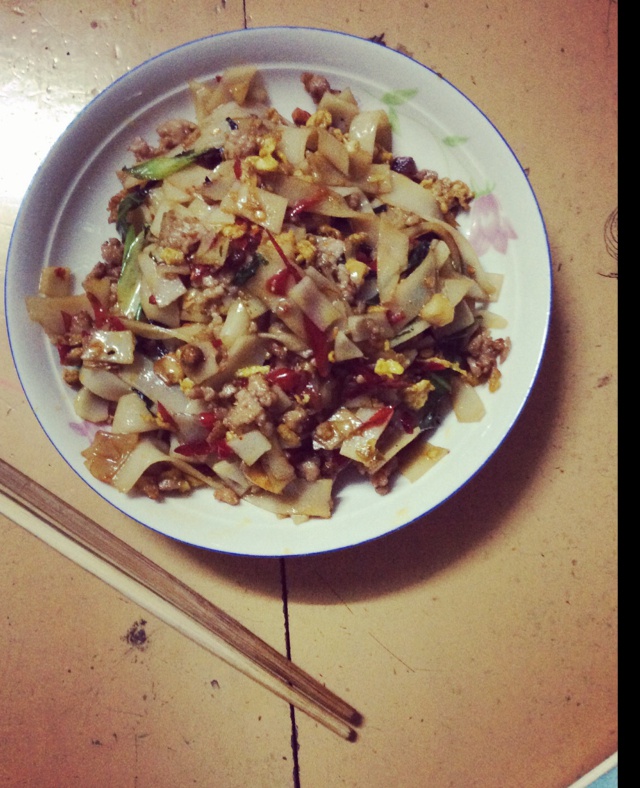 鸡蛋炒米粉