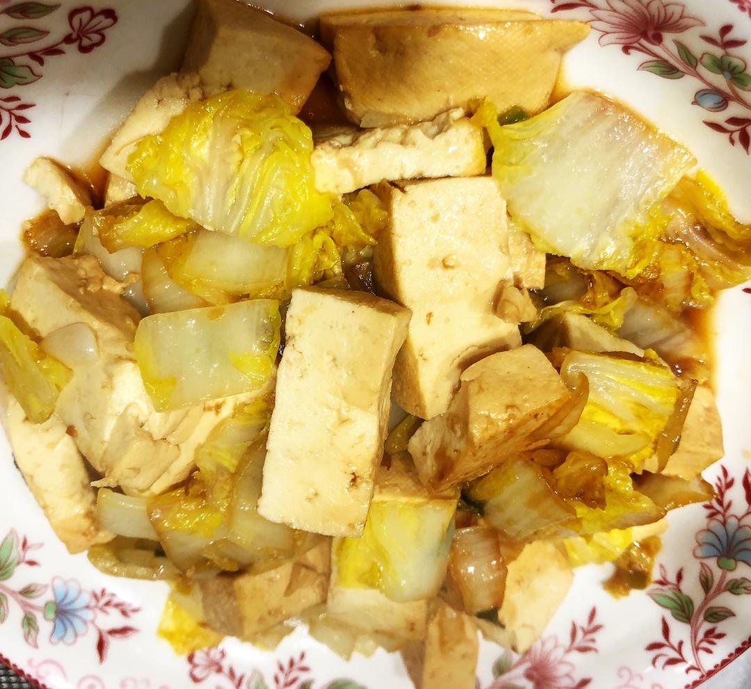 大白菜炖冻豆腐