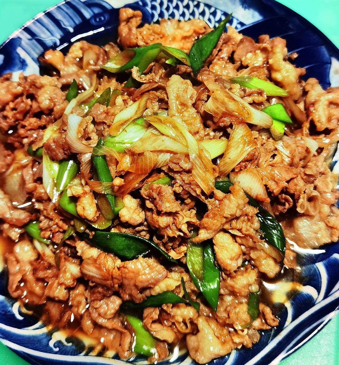 葱爆羊肉~味道超赞不膻有诀窍