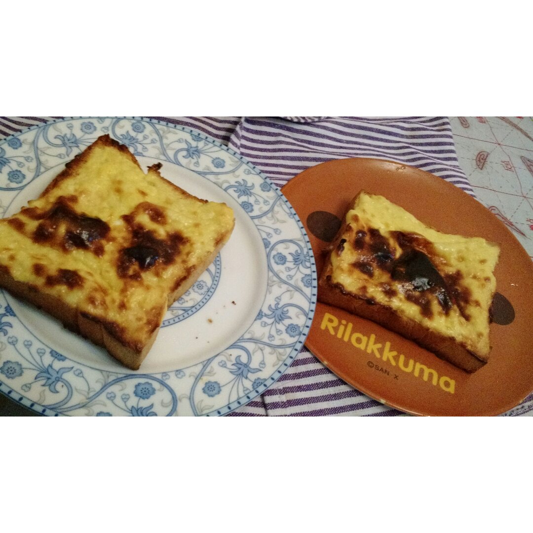 乳酪厚片（消耗吐司，奶油奶酪）