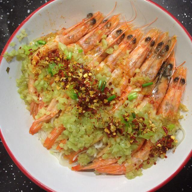 蒜蓉粉丝蒸虾