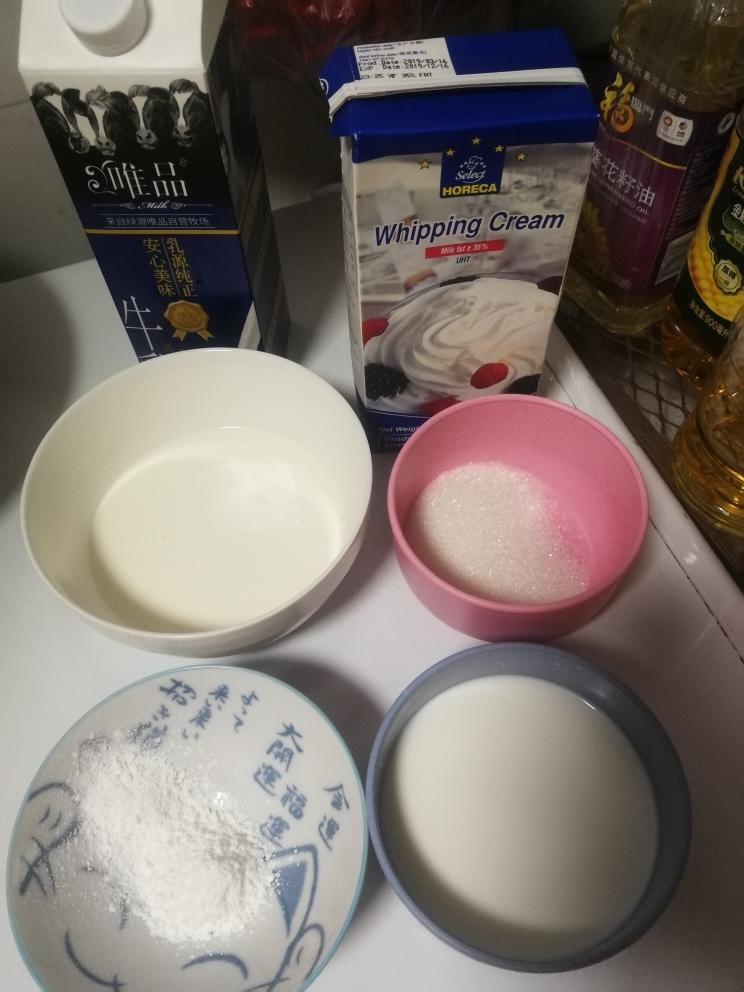 纯奶手撕吐司的做法 步骤1