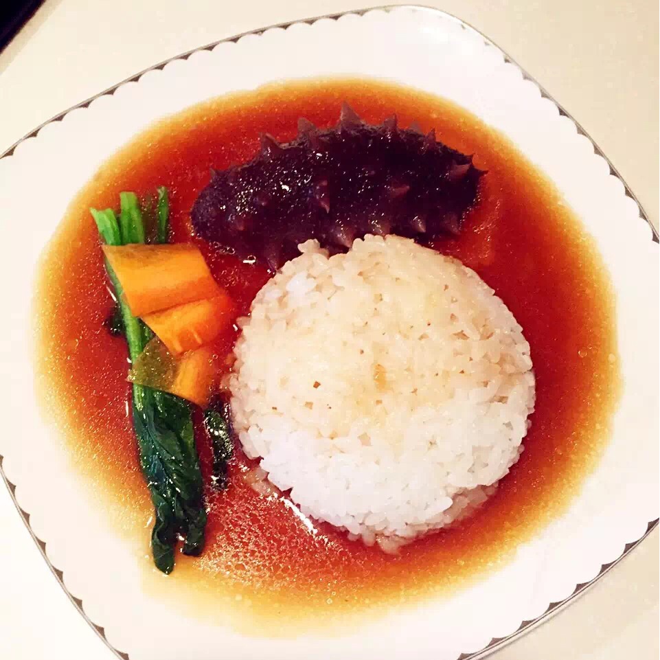 鲍汁海参捞饭