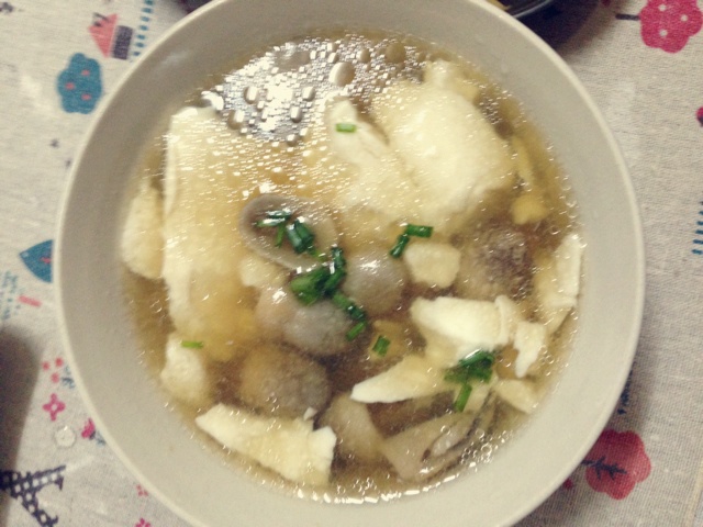 青菜豆腐汤