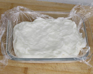 椰奶小方冰皮月饼 椰奶冻月饼的做法 步骤2