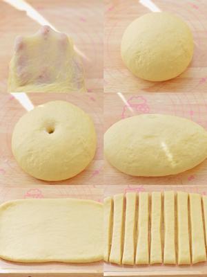 松软甜香的奶棒面包的做法 步骤3