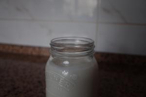 超级懒人（脱脂）希腊酸奶｜牛奶变希腊酸奶全程只用一个罐子的做法 步骤2