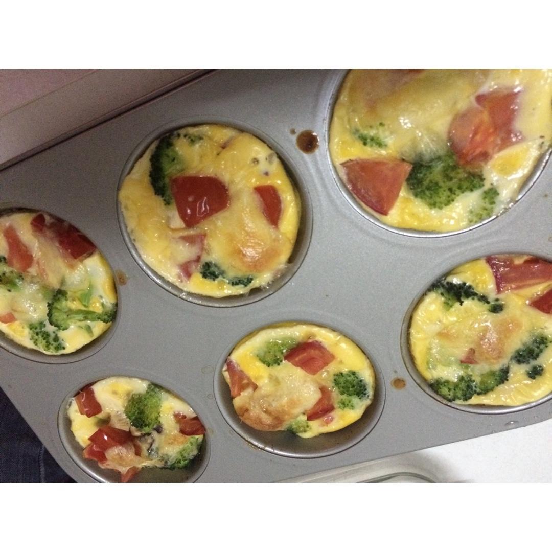 早餐鸡蛋杯cupcake Frittata