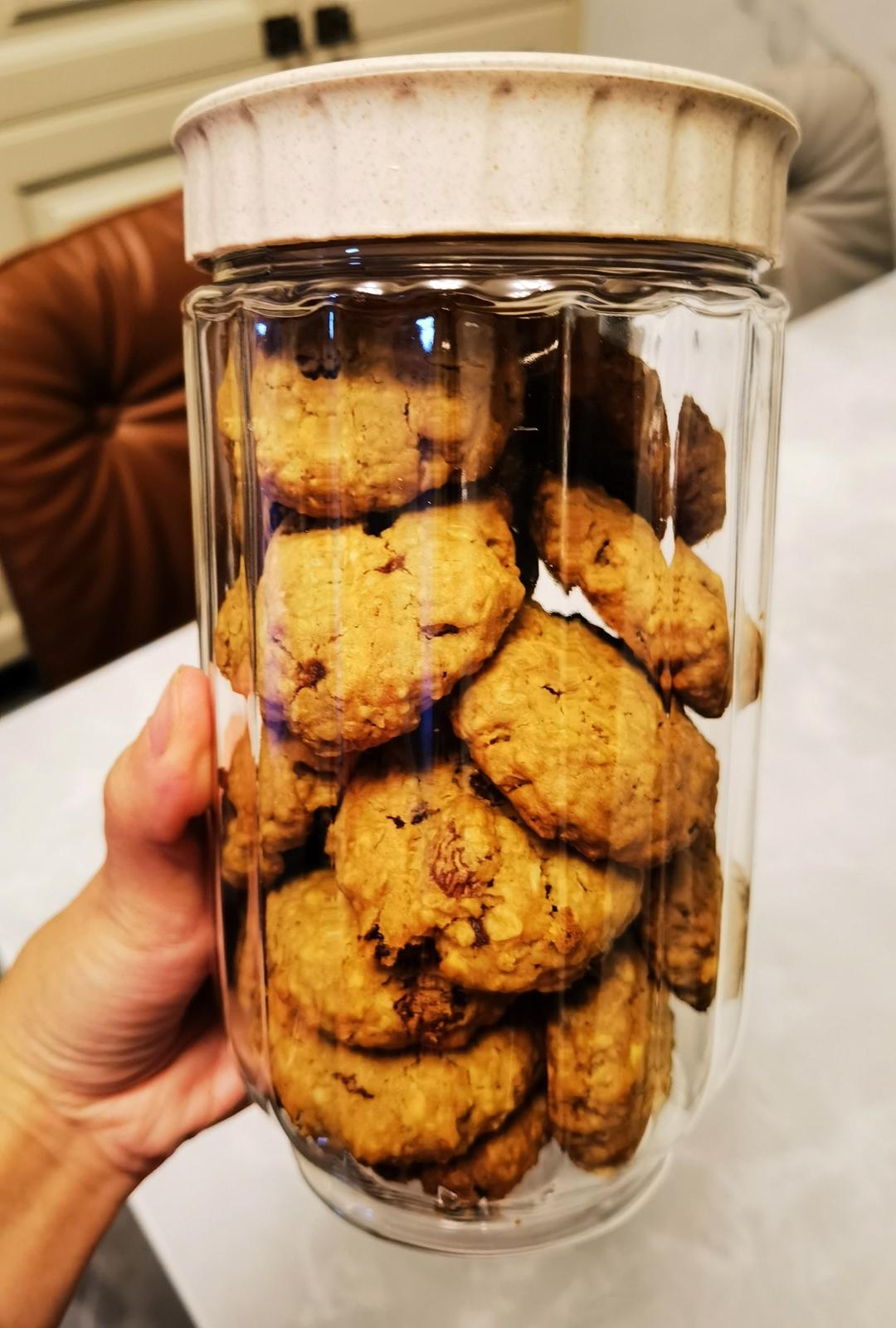 黄糖燕麦葡萄甜饼