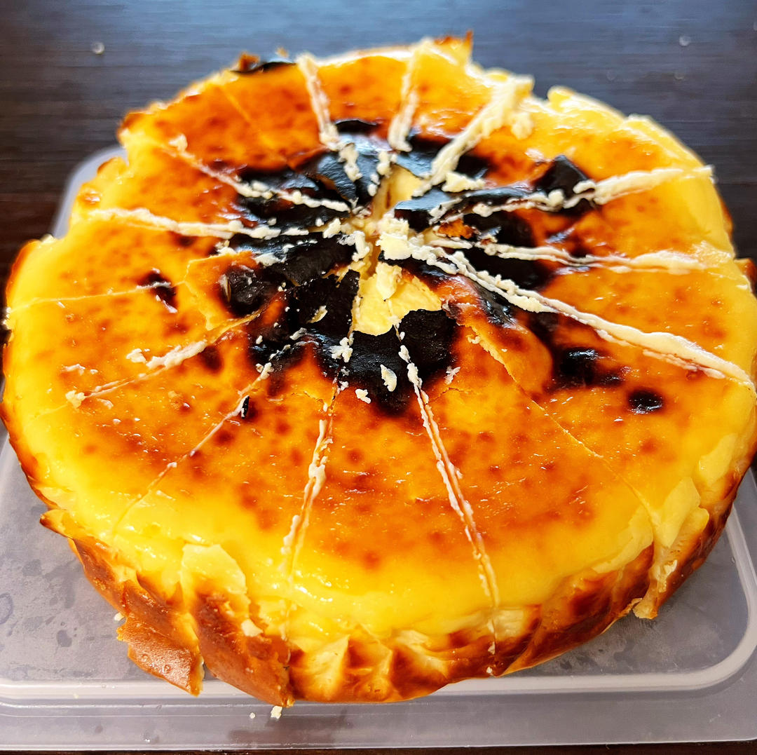 酸奶巴斯克芝士『低卡版』超好吃‼️0失败 巨简单