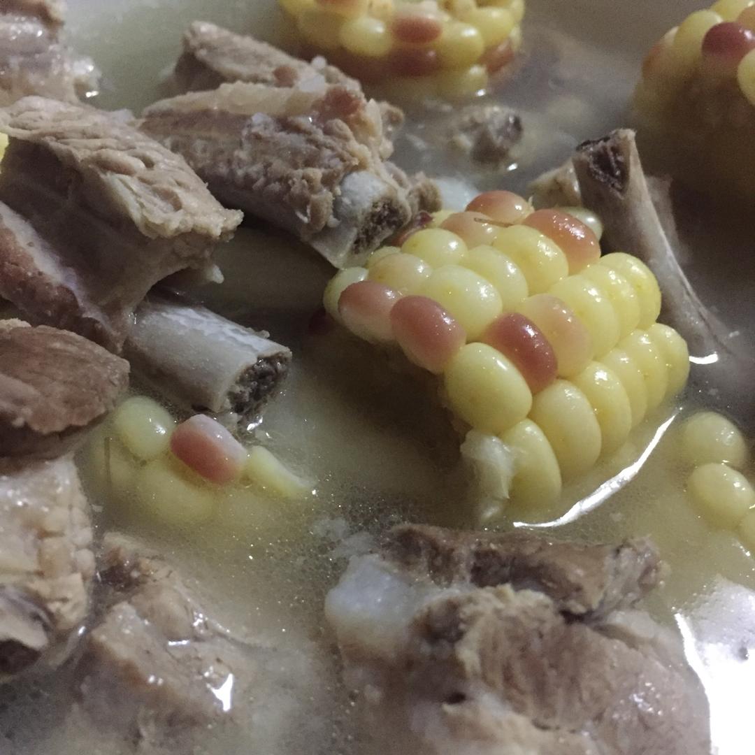 我是你的壮壮啊做的玉米炖排骨