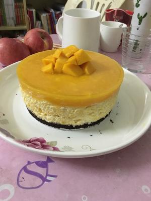 芒果慕斯蛋糕蛋糕的做法 步骤10