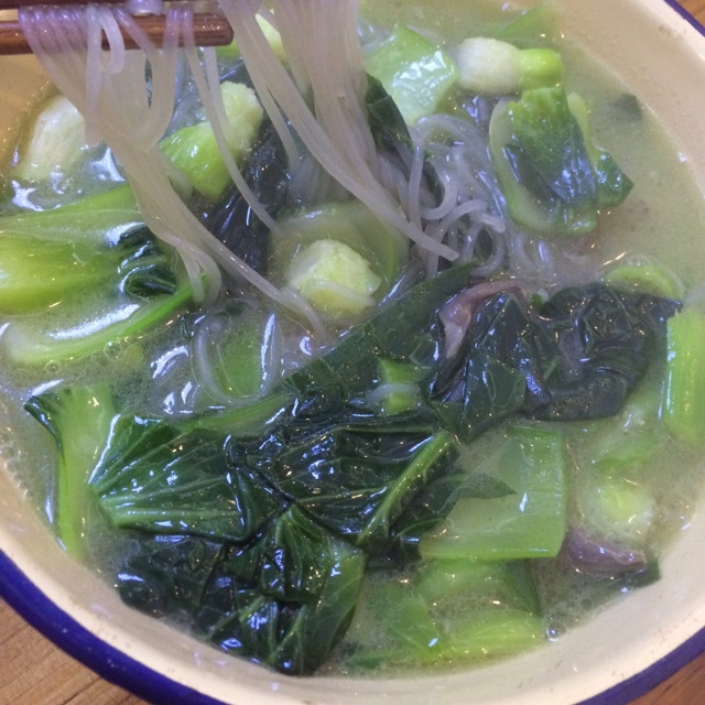 青菜粉丝汤