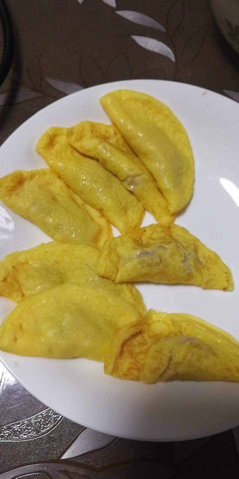 摩飞锅做蛋饺