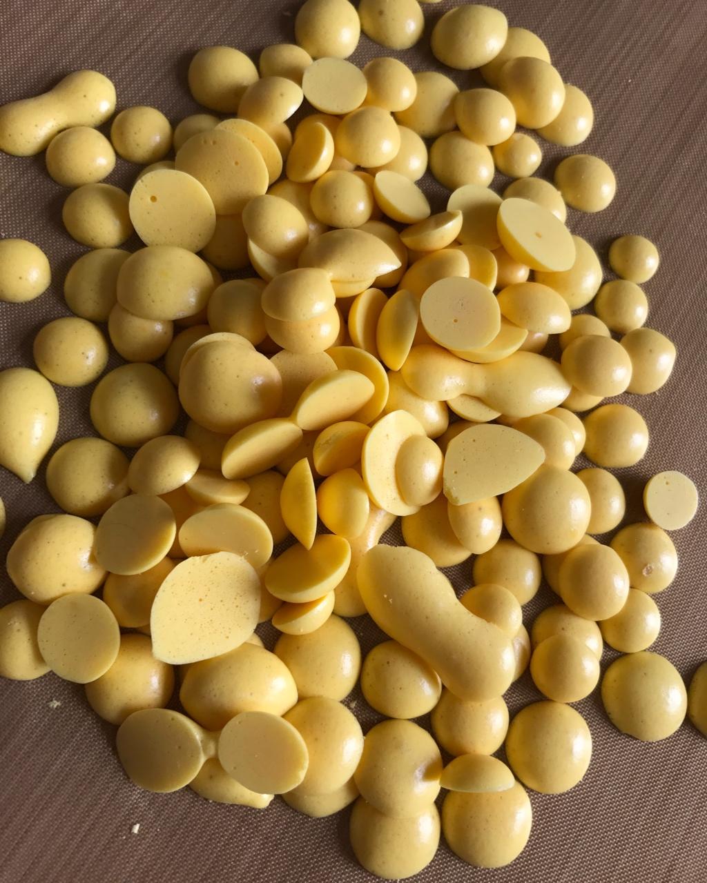 笨恰做的入口即化的无添加蛋黄溶豆