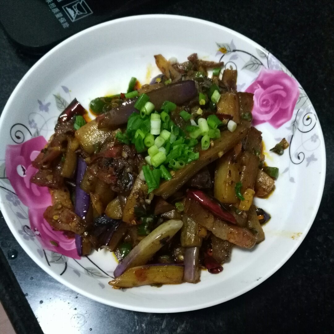 红烧肉沫茄子