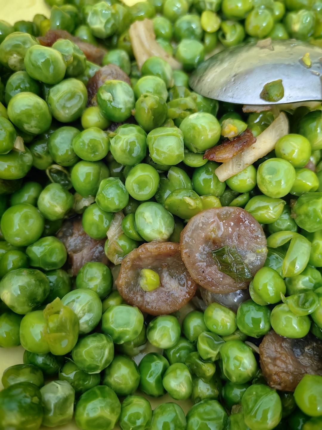 清炒豌豆米