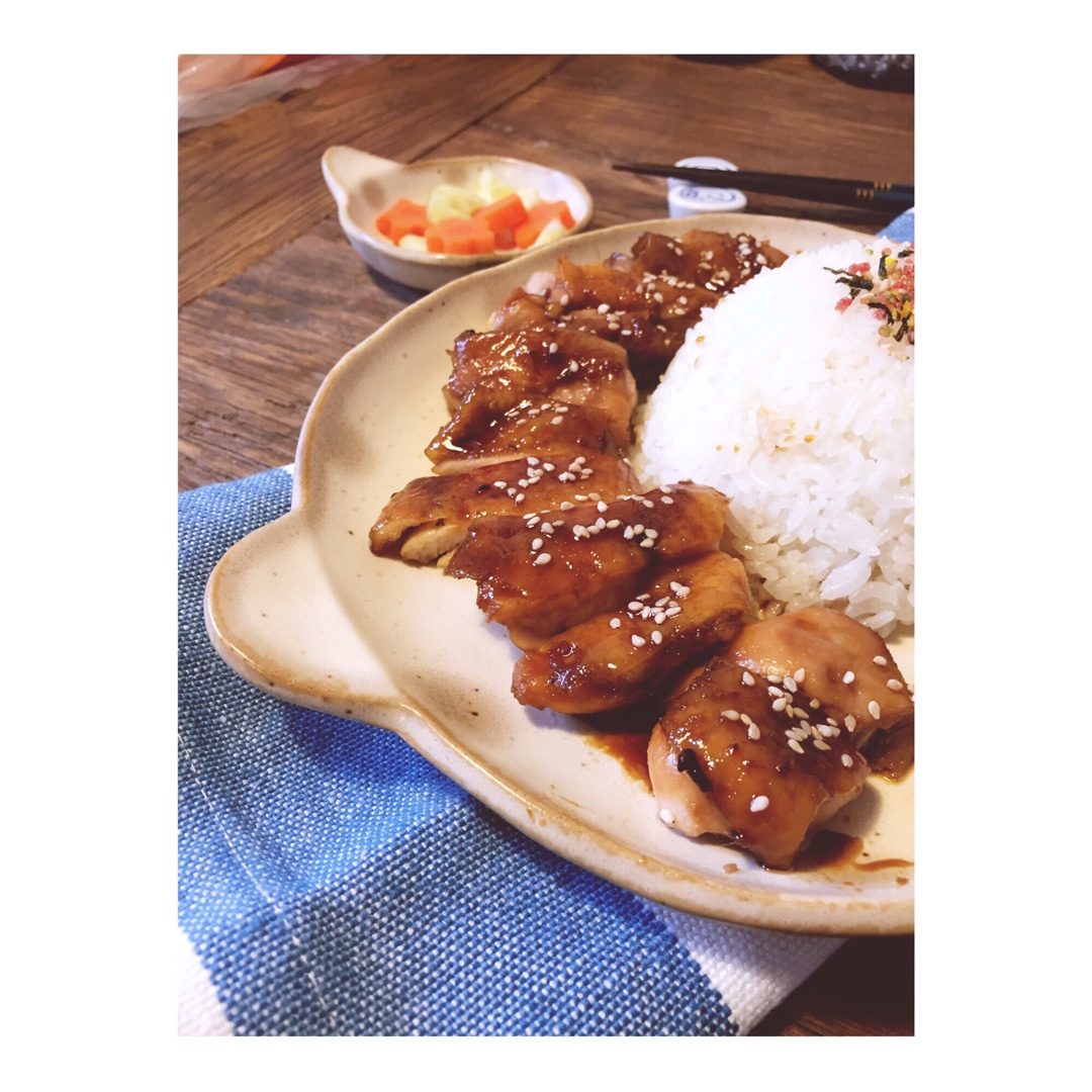 照烧鸡腿饭