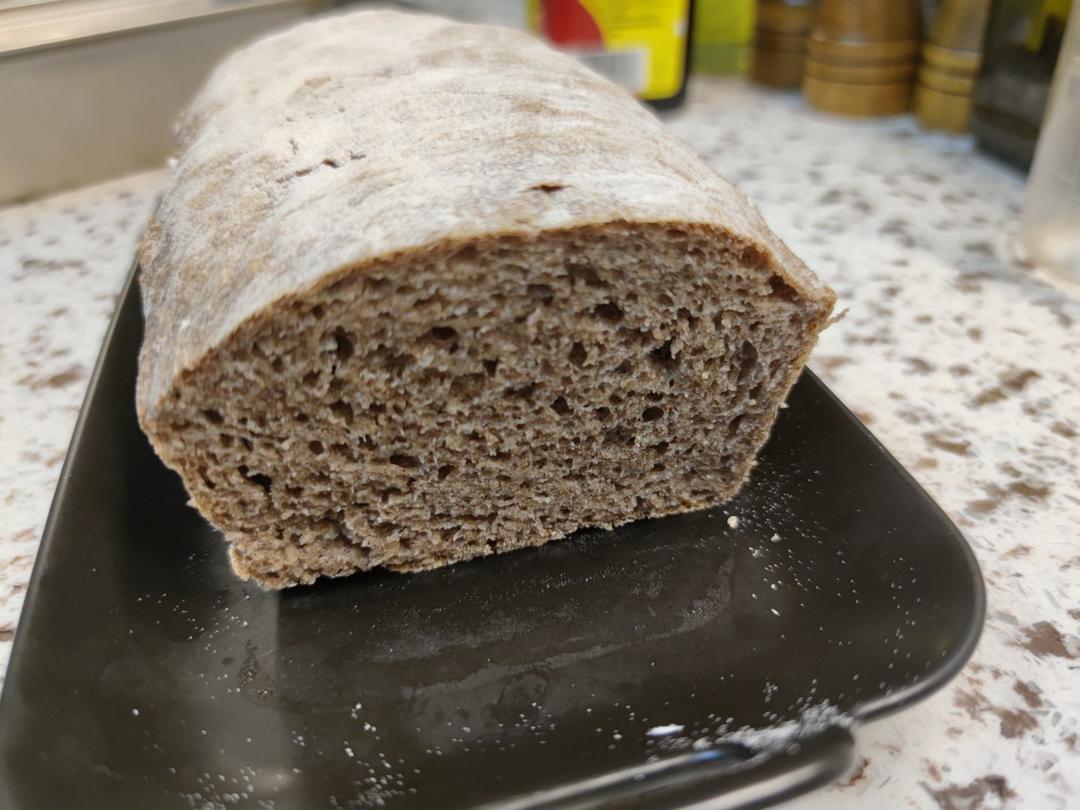 给减肥瘦身党  无糖无油全麦面包（免揉懒人版）