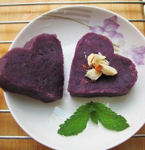蜂蜜杏仁紫薯的做法