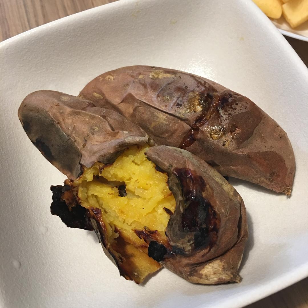 烤地瓜（烤箱初试）