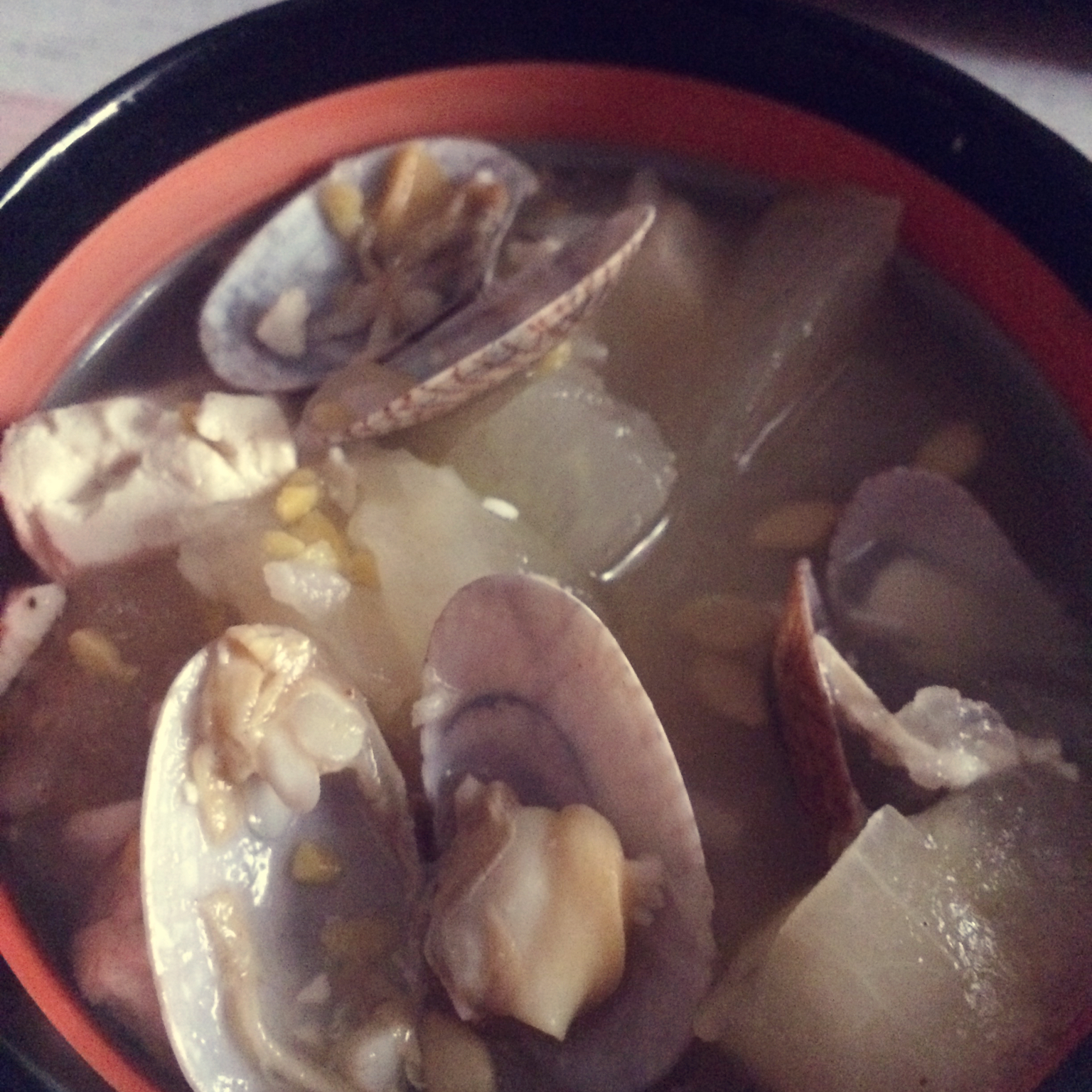 冬瓜豆腐花甲汤