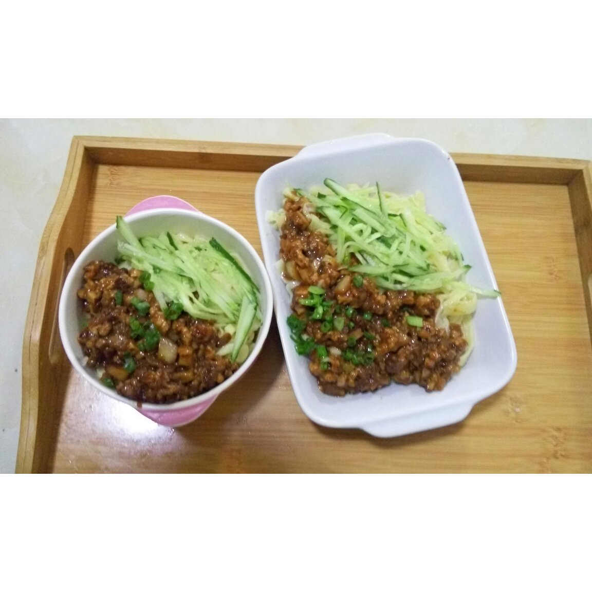自制杂酱面