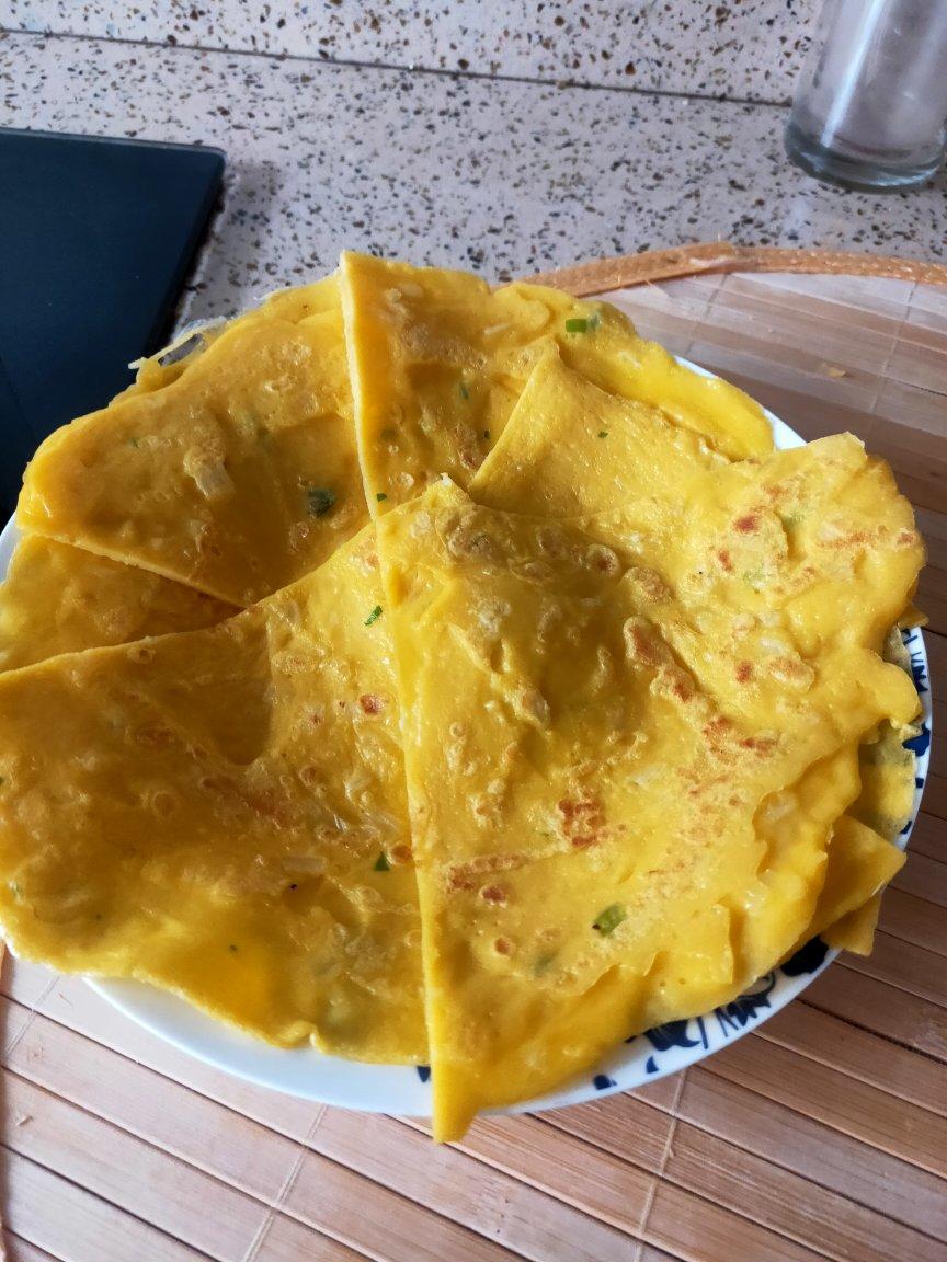 葱花鸡蛋饼