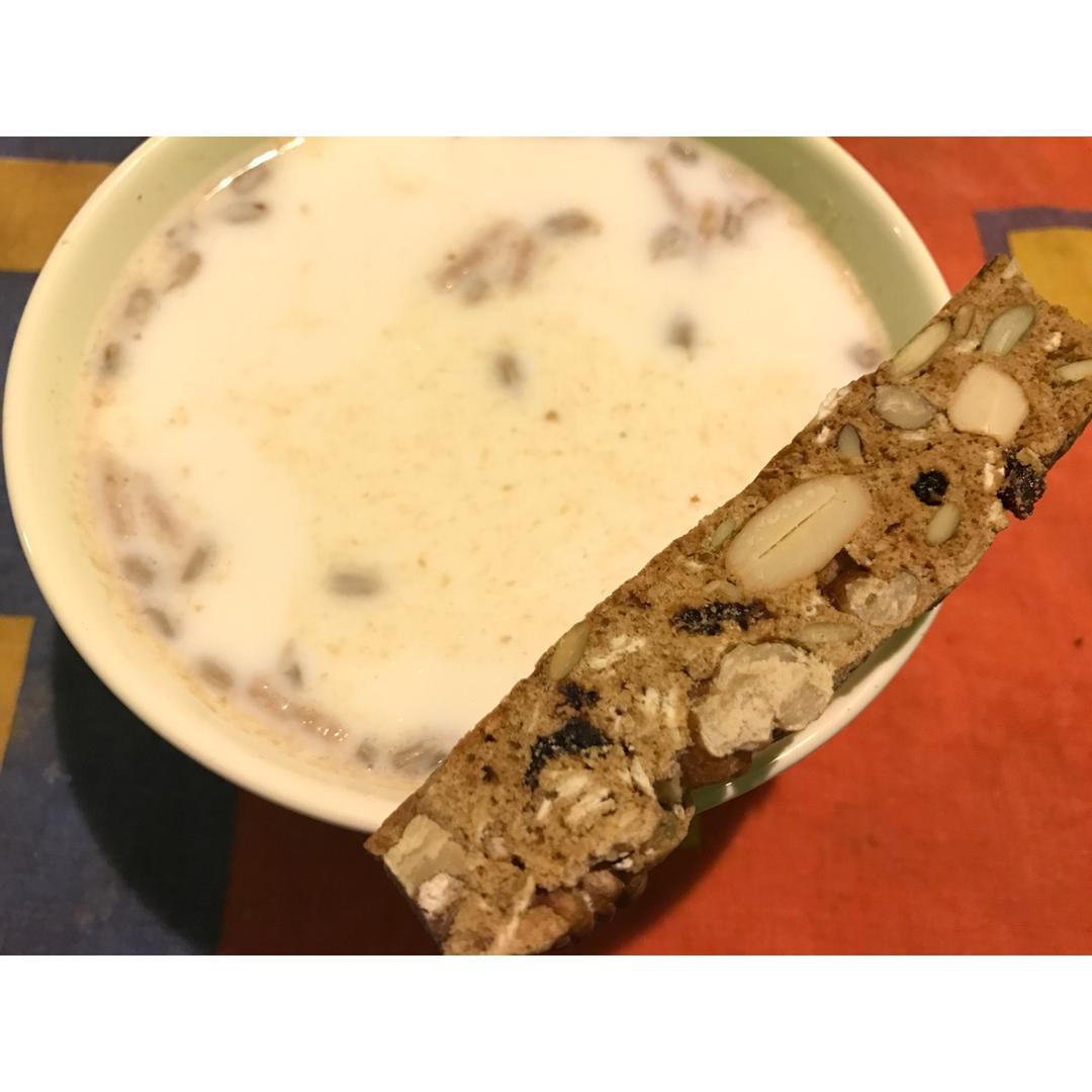 【健康零食】燕麦坚果意式脆饼