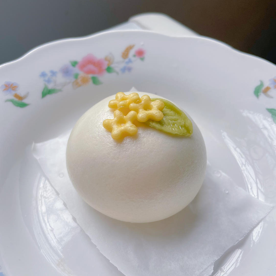 清新桂花包 *花儿馒头257