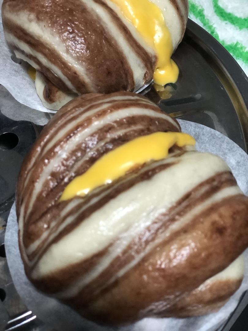 好吃的【树纹芝士馒头】超详细手揉光面馒头视频及总结