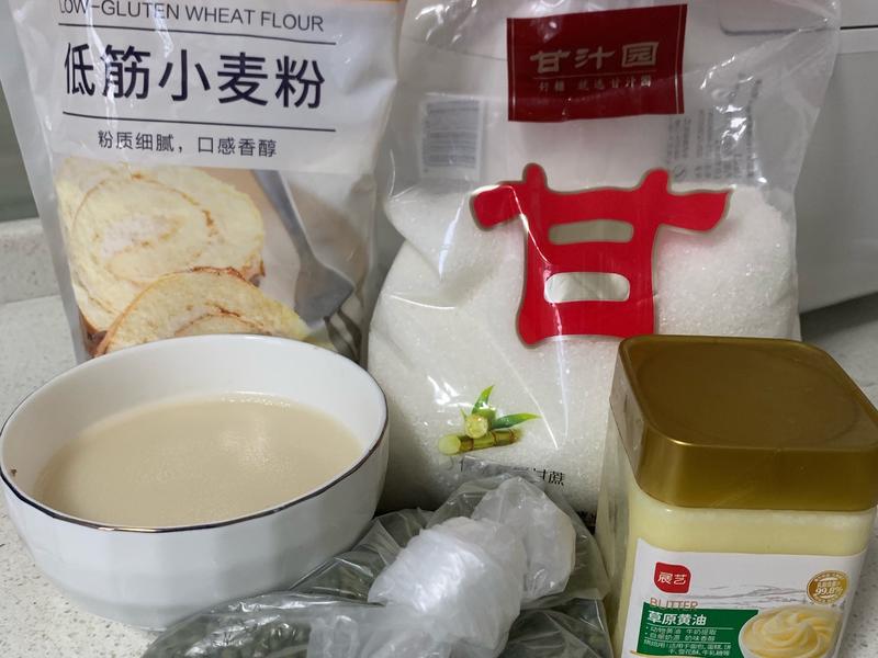 纯奶手撕吐司的做法 步骤1