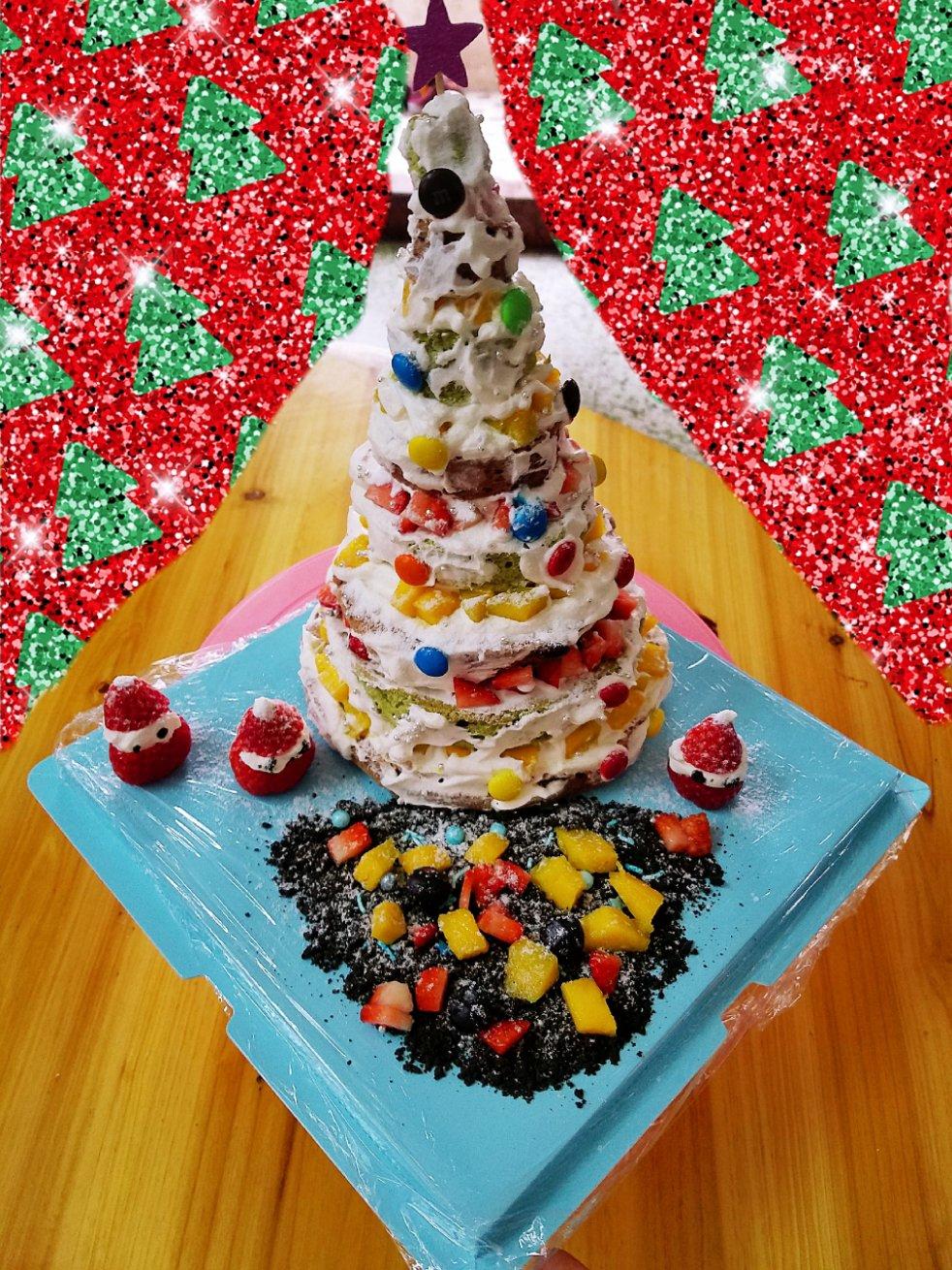 圣诞树蛋糕