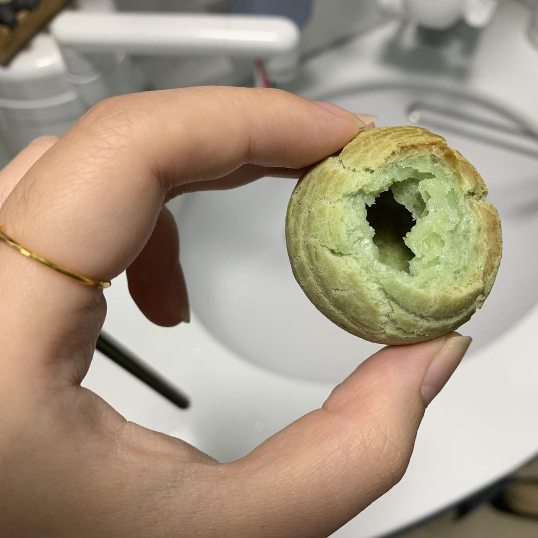 完美酥皮大泡芙｜少油｜详细教程｜3种口味｜原味｜抹茶｜可可｜泡芙常见问题汇总