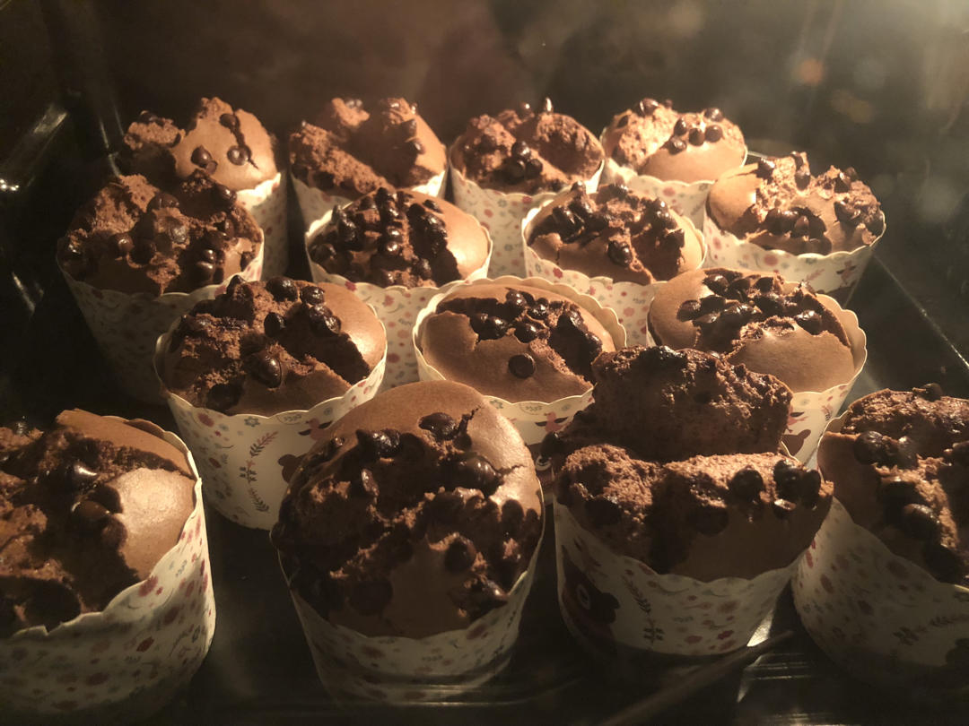 香浓巧克力❗一秒爱上巧克力纸杯蛋糕