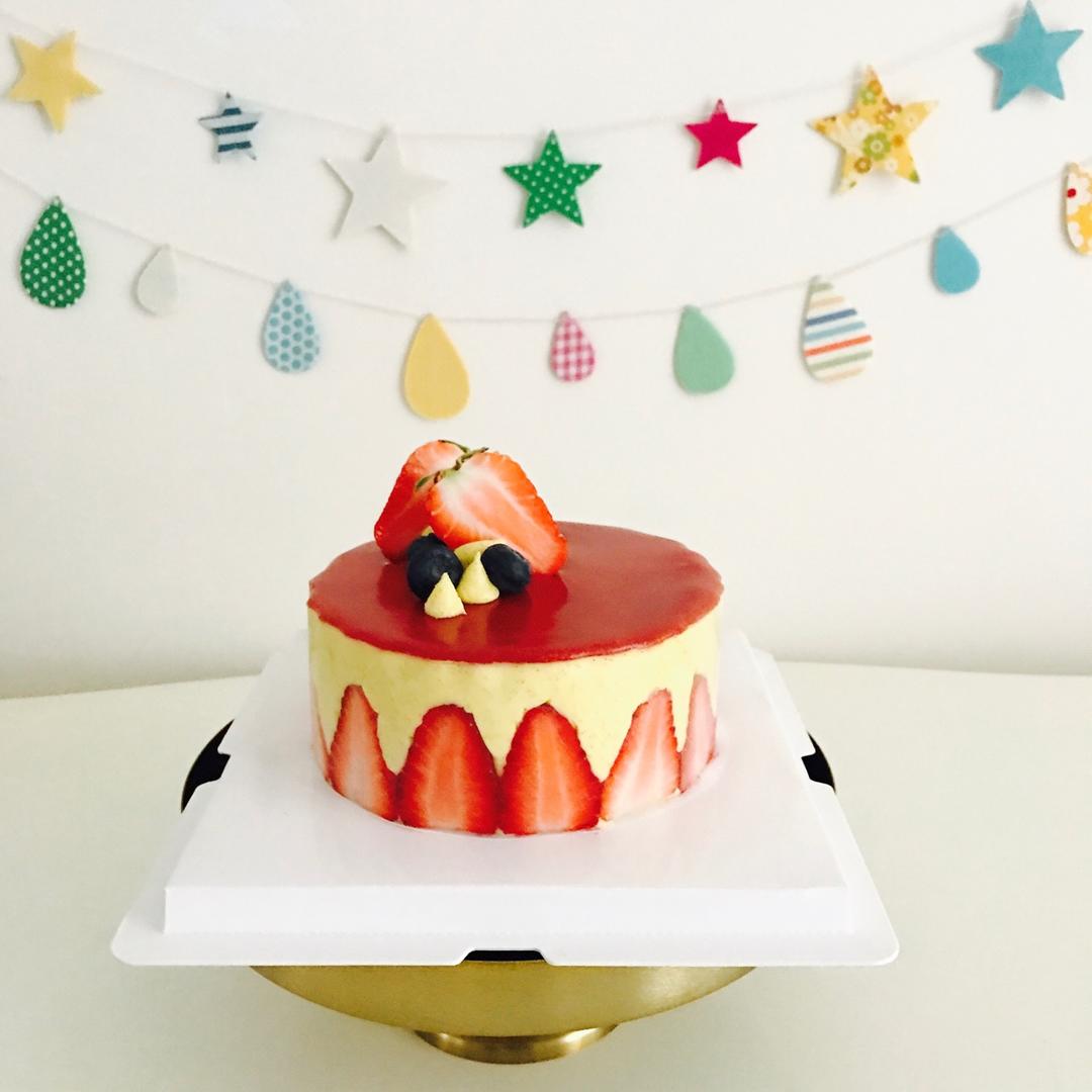 法式草莓蛋糕fraisier【厨studio 】课后作业帖