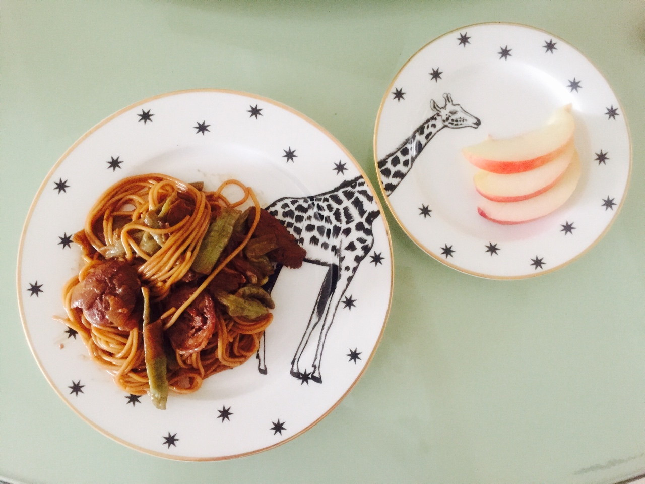 家常豆角焖面 Fried noodles with Bean