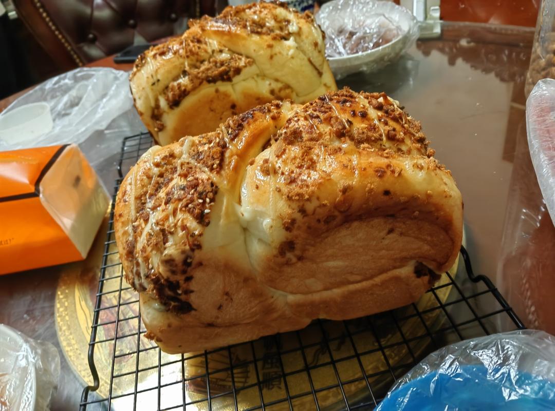 咸香松软～保姆级教程‼️葱香肉松手撕吐司