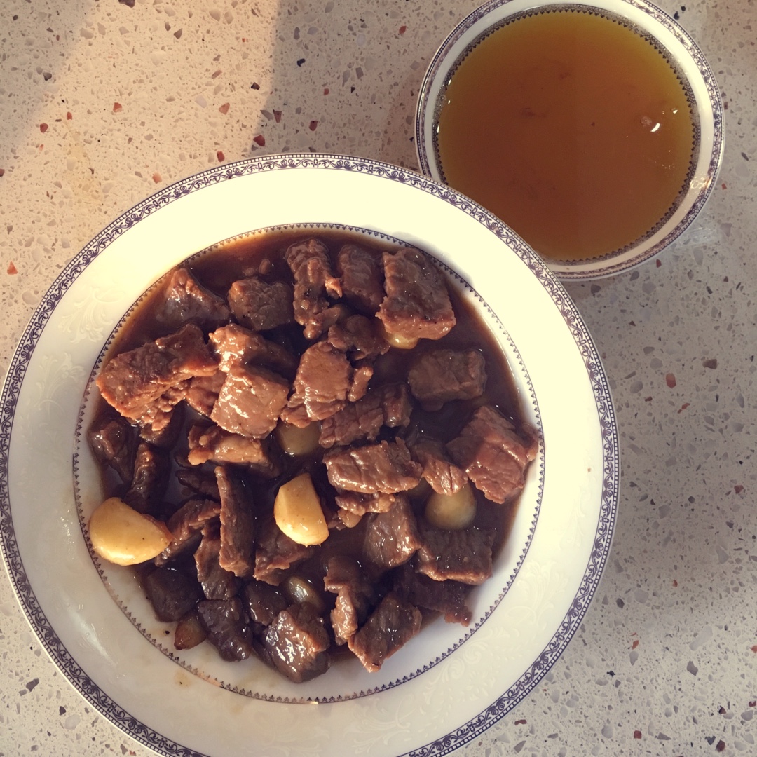 黑蒜子牛肉粒